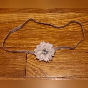10 for $16 - Infant Girls Headband with White Flower